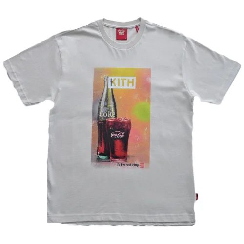 Футболка Kith Coca-Cola Fun "White Milk"