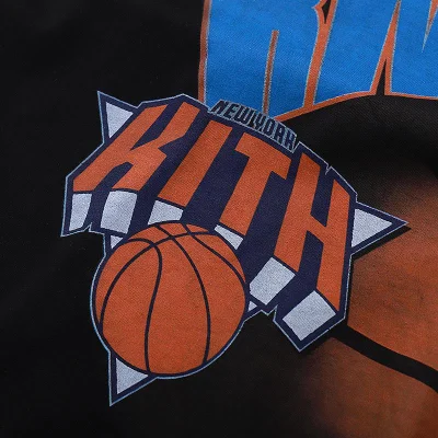 Футболка Kith NY Knicks Basketball "Black" фото № 5