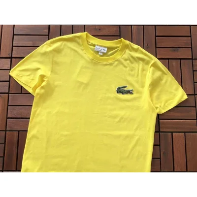 Футболка Lacoste Small Front Logo "Yellow" фото № 5 Футболка Lacoste Small Front Logo "Yellow" фото № 5