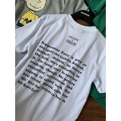 Футболка Lacoste Print of Children and Animals "White" фото № 4 Футболка Lacoste Print of Children and Animals "White" фото № 4
