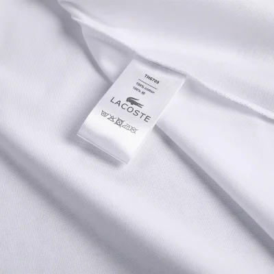 Футболка Lacoste Mini Crocodile "White" фото № 2