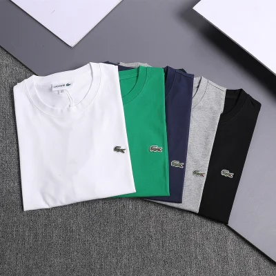 Футболка Lacoste Mini Crocodile "White" фото № 5