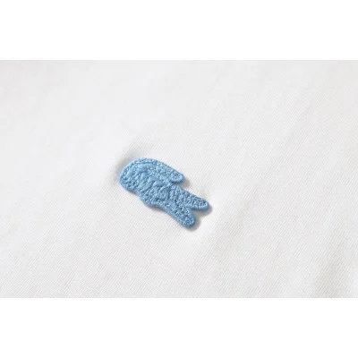 Футболка Lacoste With Crocodile "White" фото № 7