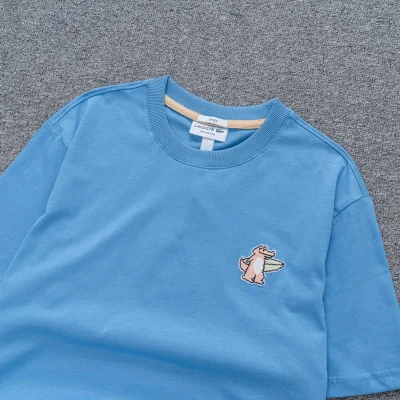 Футболка Lacoste Beach Crocodile "Blue" фото № 5