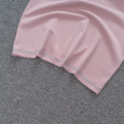 Футболка Lacoste Cotton With Logo Brand "Pink" фото № 9