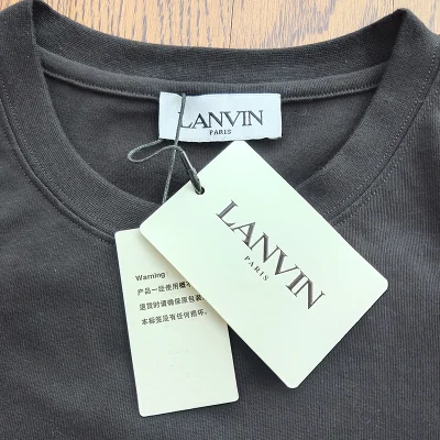 Футболка Lanvin Leopard "Black" фото № 3