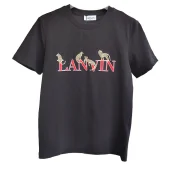 Футболка Lanvin Leopard "Black"