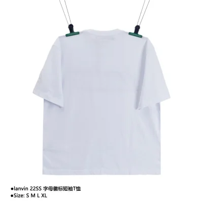 Футболка Lanvin Logo multicolore "White" фото № 2