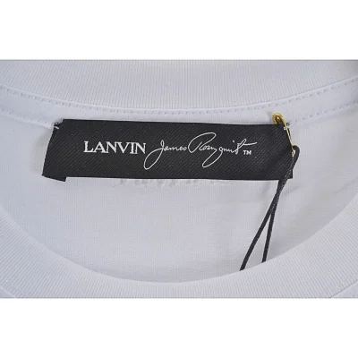 Футболка Lanvin Logo multicolore "White" фото № 3