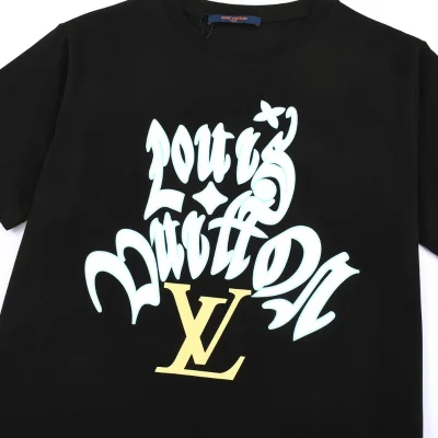 Футболка Louis Vuitton Royal Logo Style "Black" фото № 5
