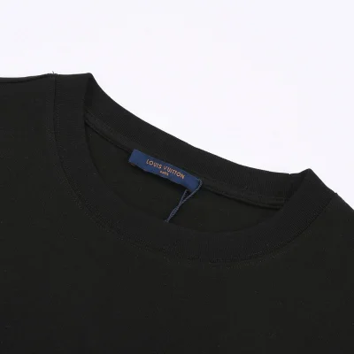 Футболка Louis Vuitton Print Cosmonaut On Skateboard "Black" фото № 3