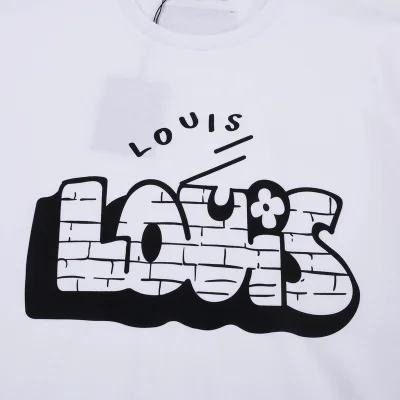 Футболка Louis Vuitton Brick Logo "White" фото № 6