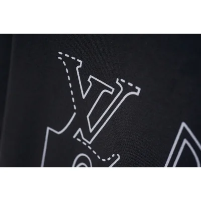 Футболка Louis Vuitton Print With Logos And Notes "Black" фото № 4