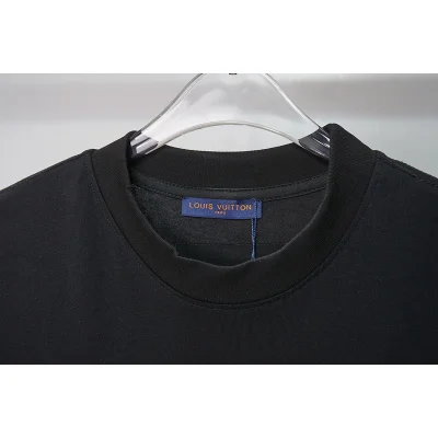 Футболка Louis Vuitton Print With Logos And Notes "Black" фото № 6