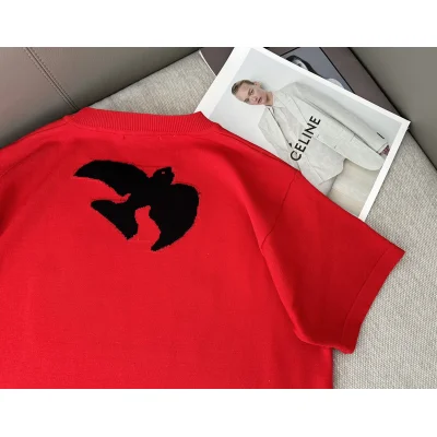 Футболка Louis Vuitton With A Bird "Red" фото № 2