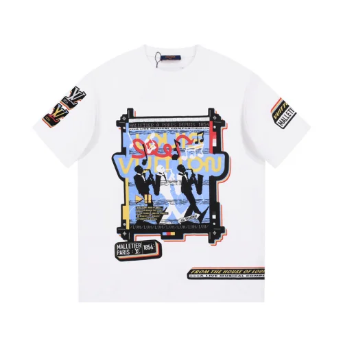 Футболка Louis Vuitton Concert Of Saxophonists "White"