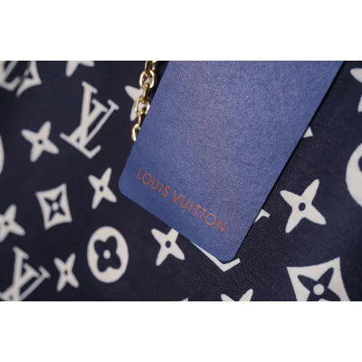 Футболка Louis Vuitton With Emblems And Stripes "Black" фото № 5