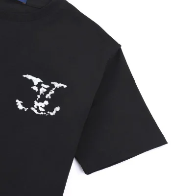 Футболка Louis Vuitton Logo Smoke "Black" фото № 3