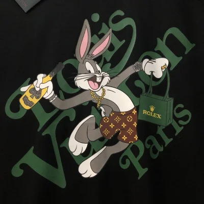 Футболка Louis Vuitton Hare With Rolexes "Black" фото № 7