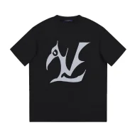 Футболка Louis Vuitton Birds Head Print "Black"