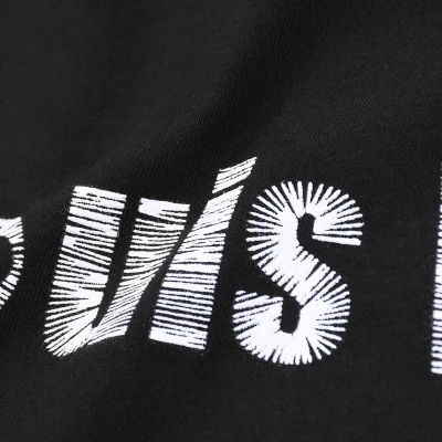 Футболка Louis Vuitton With Logo Made Of Stripes "Black" фото № 8