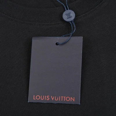 Футболка Louis Vuitton Branded Lock And Key Print "Black" фото № 4