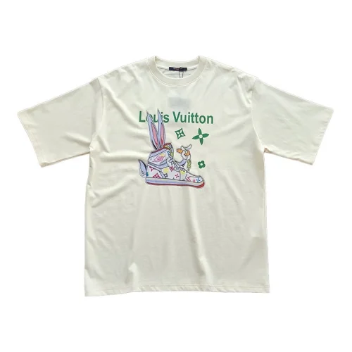 Футболка Louis Vuitton Rabbit Hiding In Sneakers "White"