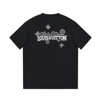 Футболка Louis Vuitton With Text Print On The Side "Black" фото № 8