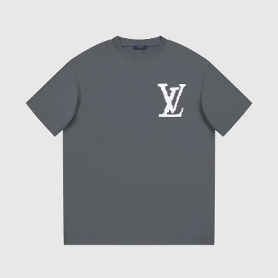 Футболка Louis Vuitton Brick Logo II "Gray" фото № 9