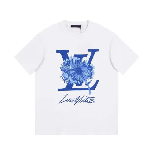 Футболка Louis Vuitton Blue Dandelion "White"