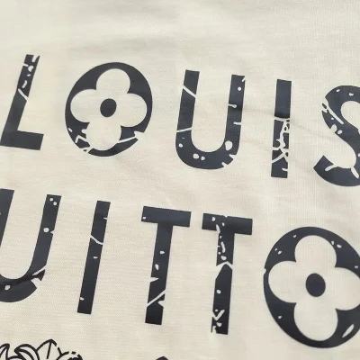 Футболка Louis Vuitton X Chrome Hearts With Logos "White" фото № 3