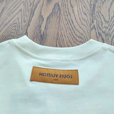 Футболка Louis Vuitton X Chrome Hearts With Logos "White" фото № 4