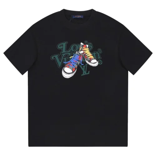 Футболка Louis Vuitton Sneakers-Print "Black"