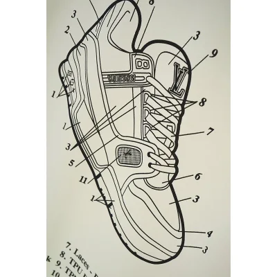 Футболка Louis Vuitton Shoe Modeling "Cream" фото № 3