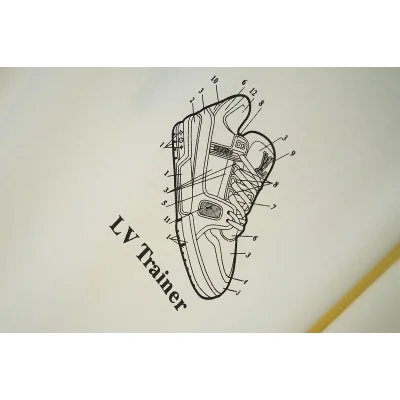 Футболка Louis Vuitton Shoe Modeling "Cream" фото № 8