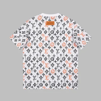 Футболка Louis Vuitton With Monogram Pattern "White" фото № 2