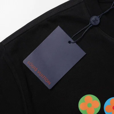 Футболка Louis Vuitton Brand Badge Print "Black" фото № 2