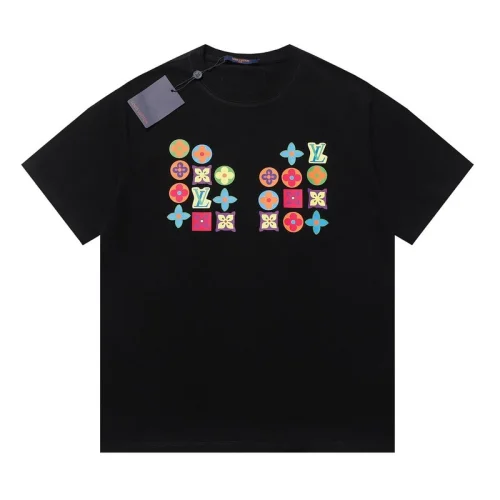 Футболка Louis Vuitton Brand Badge Print "Black"