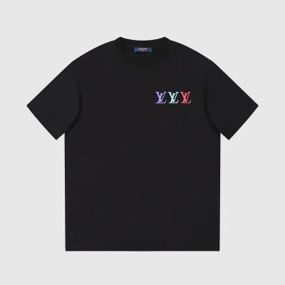 Футболка Louis Vuitton 3-Logo "Black" фото № 5