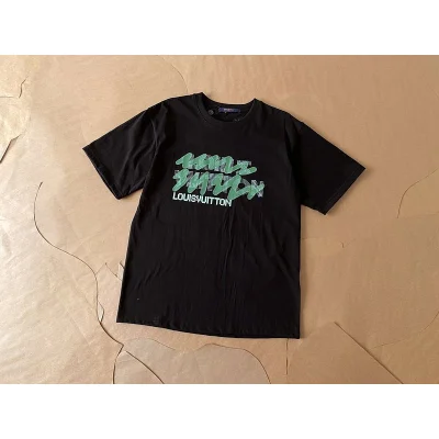 Футболка Louis Vuitton Streak "Black" фото № 6