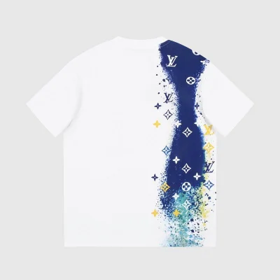 Футболка Louis Vuitton Rain Of Logos "White" фото № 3