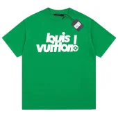 Футболка Louis Vuitton With Text Logo - In Monochrome Style "Green"