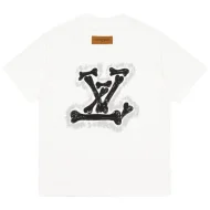 Футболка Louis Vuitton With Black Bones "White"