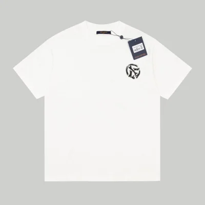 Футболка Louis Vuitton With Black Bones "White" фото № 7