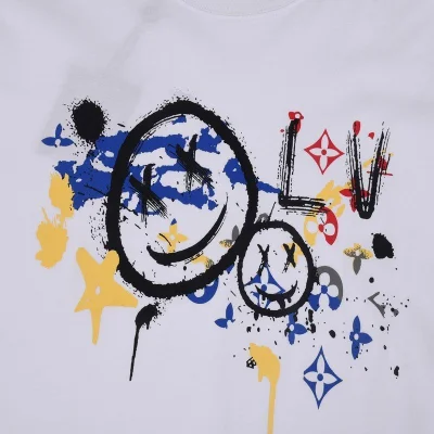 Футболка Louis Vuitton Smiles And Stars "White" фото № 3