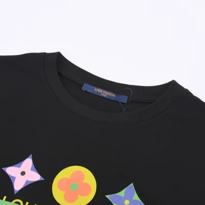 Футболка Louis Vuitton Crossed Out Brand "Black" фото № 6