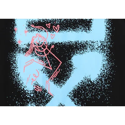 Футболка Main Label Graffiti "Black" фото № 5