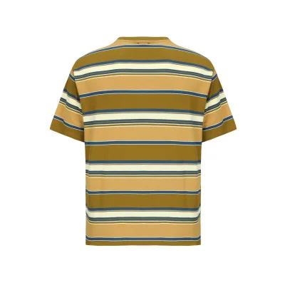 Футболка Miu Miu Multi Faceted Stripe "Brown" фото № 2