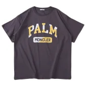 Футболка Moncler Gold Inscription Palm "Brown"