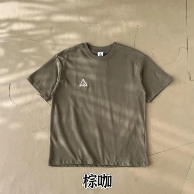 Футболка Nike With Triangular Logo "Brown" фото № 2